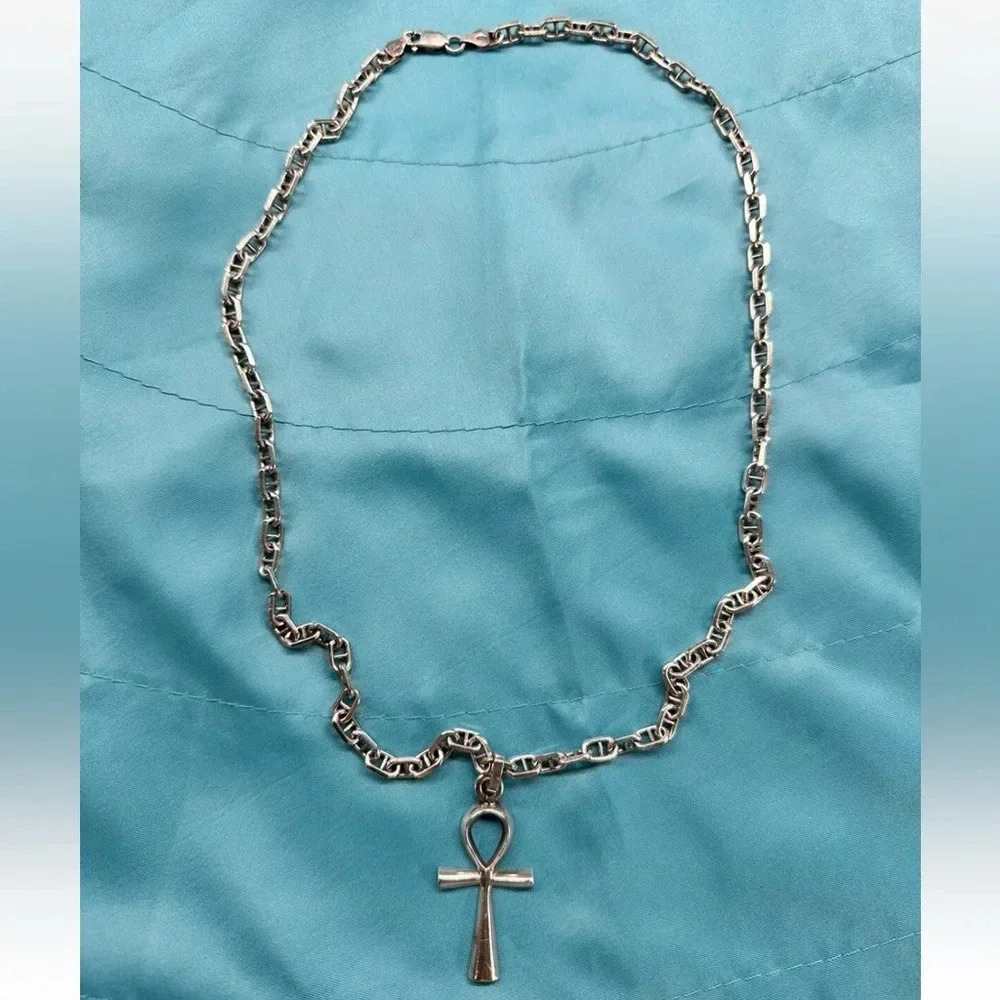 Necklaces Cross Silver 44g